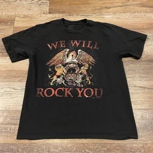 Queen, we will rock you tshirt L